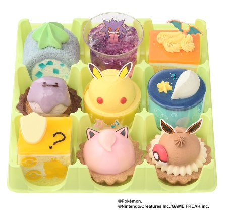 9種類のプチケーキの画像