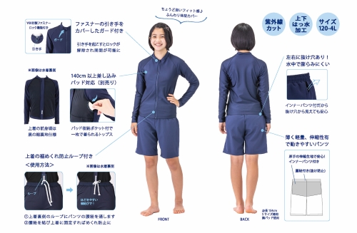 男女共用セパレーツ水着本格販売