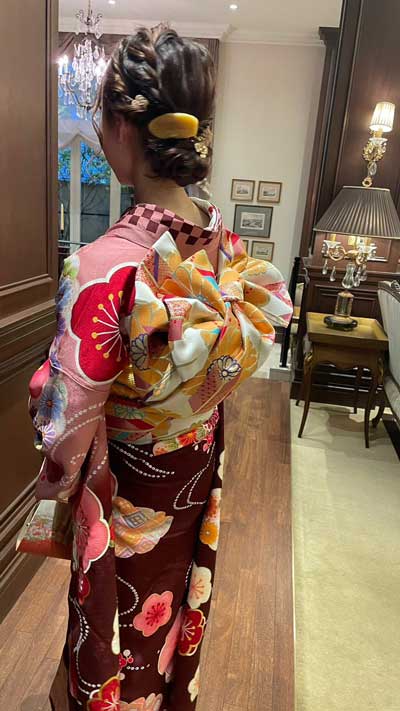 結婚式 干し芋 バレッタ ヘアピン 妹