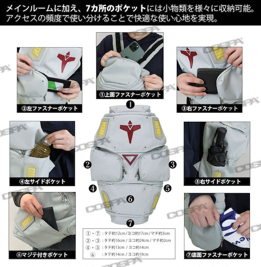 ガンダム 試作2号機 GP02 サイサリス シールド バックパック リュック 再現