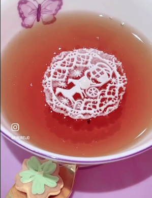 元タカラジェンヌの手掛けるレースをモチーフにしたお砂糖「シュガーレースPAT」が美しい