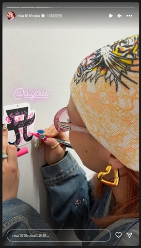 浜崎あゆみのデビュー25周年キャンペーンに参加する浜崎あゆみ