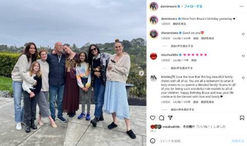 ブルース・ウィリスに初孫誕生