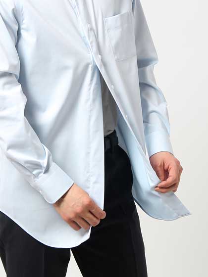 青山商事 SHUN シュン シャツ マグネット式ボタン ノンアイロン