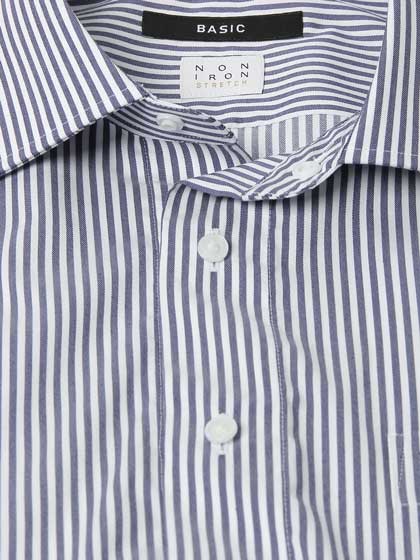 青山商事 SHUN シュン シャツ マグネット式ボタン ノンアイロン