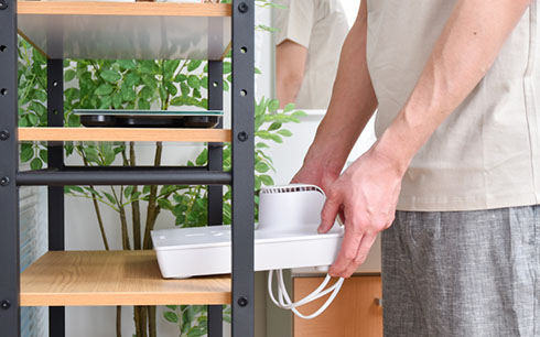 サンコー「のれる扇風機」収納するところ