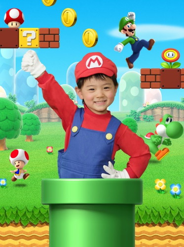 「スーパーマリオ」撮影