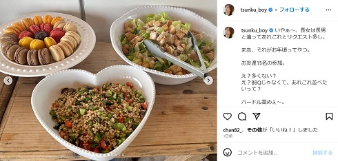 つんく♂長女の誕生会の料理