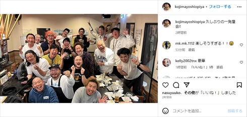小島よしお、レイザーラモンHG、ダンディ坂野ら一発屋芸人の集結ショット