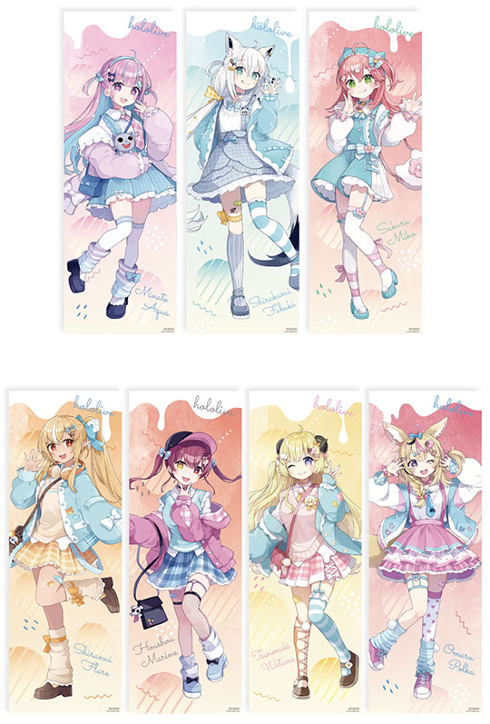 「ホロライブ×ローソン」コラボ　白上フブキ　湊あくあ　さくらみこ　不知火フレア　宝鐘マリン　角巻わため　尾丸ポルカ