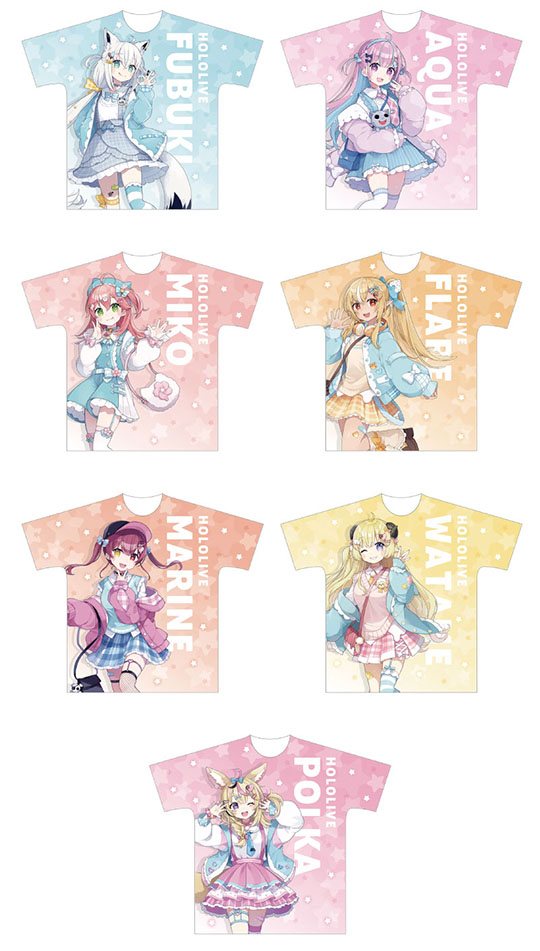 「ホロライブ×ローソン」コラボ　白上フブキ　湊あくあ　さくらみこ　不知火フレア　宝鐘マリン　角巻わため　尾丸ポルカ