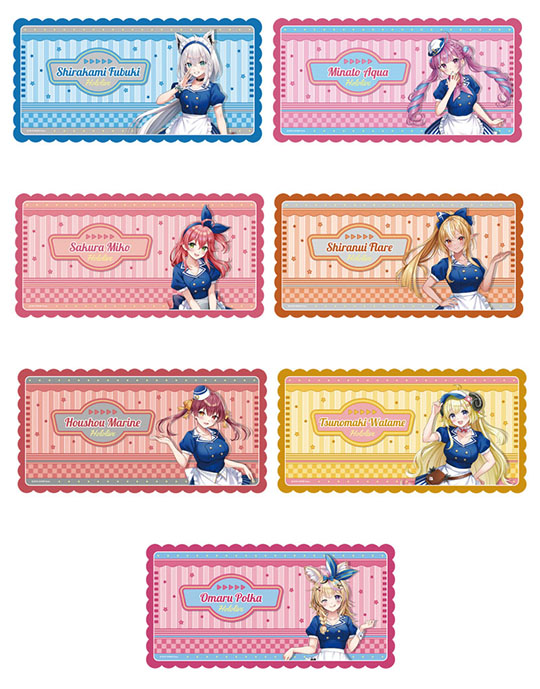 「ホロライブ×ローソン」コラボ　白上「ホロライブ」デスクマット（全14種、3850円）