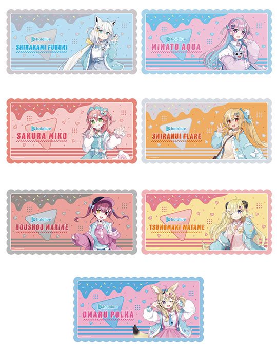 「ホロライブ×ローソン」コラボ　白上フブキ　湊あくあ　さくらみこ　不知火フレア　宝鐘マリン　角巻わため　尾丸ポルカ