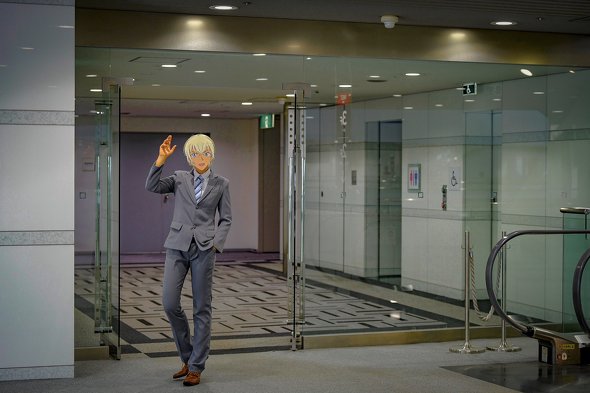 安室透のお面が似合いすぎるコスプレイヤー