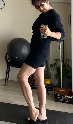 筋肉がついた体型の画像