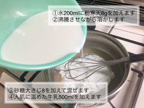 全農 牛乳寒天 レシピ 牛乳パック 果物