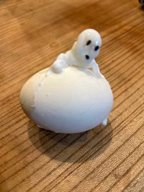 ゆで卵 父 生まれた 趣味 はみ出し 表情 ゴマ