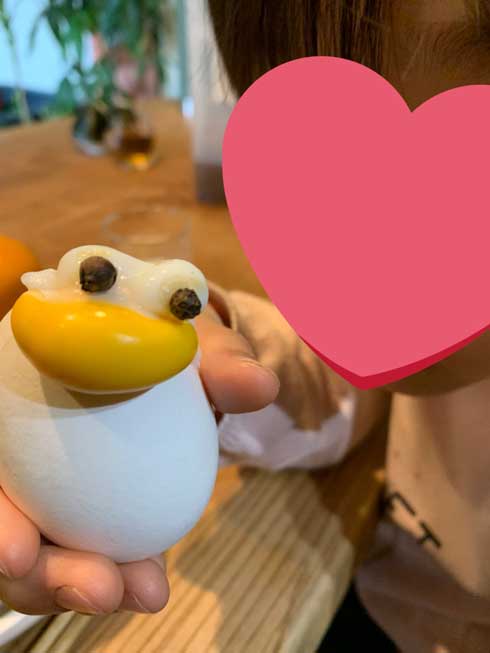 ゆで卵 父 生まれた 趣味 はみ出し 表情 ゴマ