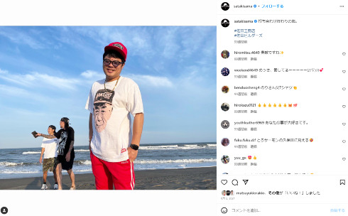 お笑いコンビ「バッドボーイズ」の佐田正樹