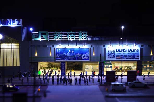 新宿駅 南口 再現 リアル ジオラマ プロモデラ― 3カ月以上 Nゲージ 都市 制作