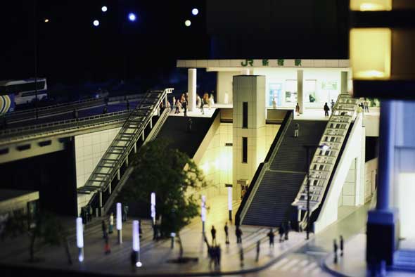 新宿駅 南口 再現 リアル ジオラマ プロモデラ― 3カ月以上 Nゲージ 都市 制作