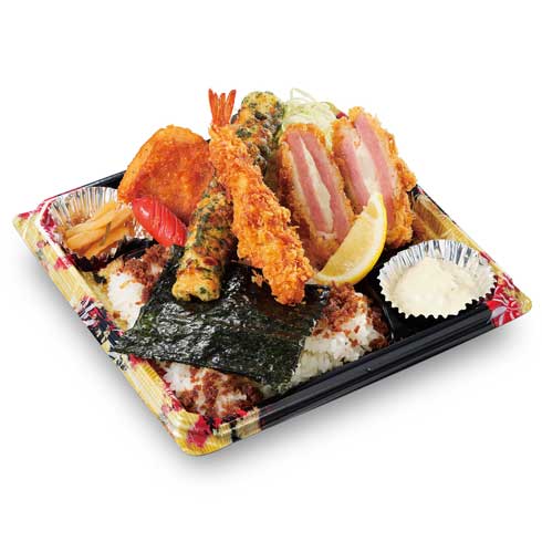 とんかつ専門店 かつや 海苔弁 50万食 限定 メニュー