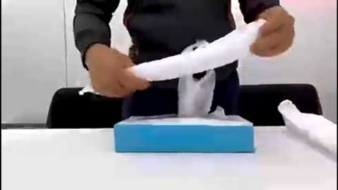 警視庁 レジ袋 しまい方 畳まない 保管 方法 ティッシュ 空き箱