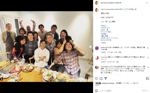 大河ドラマ「天地人」に出演した妻夫木聡、葛山信吾、松尾諭、パパイヤ鈴木