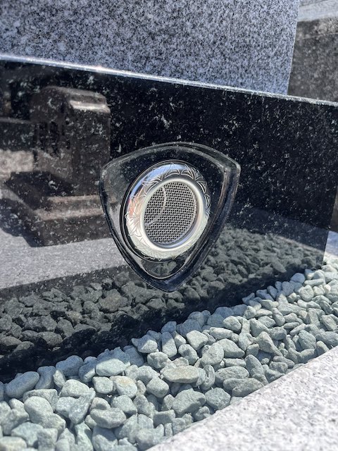 墓石 マツダ ロータリーエンジン おにぎり 三角 ローター