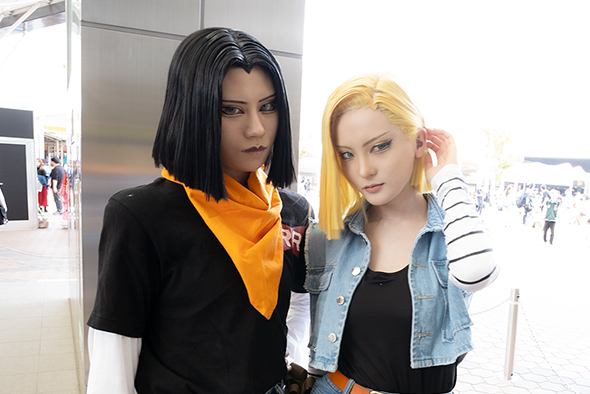 Geの「ドラゴンボール」人造人間17号とELKNの＆18号