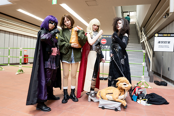 masiroの「マイティ・ソー」ジェーン、misaの「キック・アス」ヒット・ガール、アンジェリカの「レオン」マチルダ、くろねの「ハリー・ポッター」シリーズからベラトリックス・レストレンジ