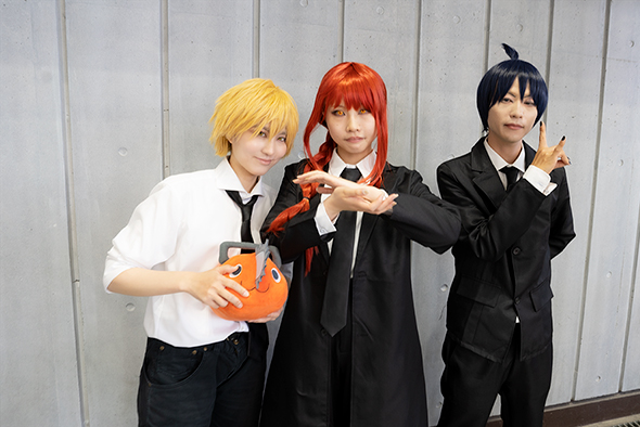 SAKIの「チェンソーマン」早川アキ＆栄 ほまれのデンジ＆とこのマキマ