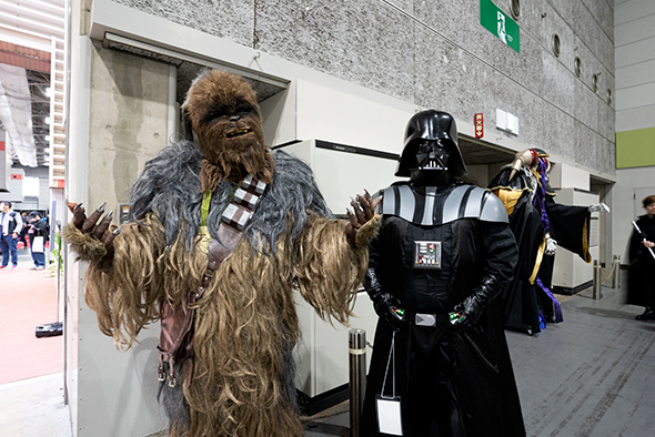 の「スター・ウォーズ」チューバッカ＆ダース・ベイダー