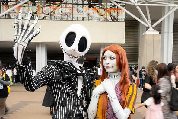 傷口にポン酢の「ナイトメアー・ビフォア・クリスマス」ジャック・スケリントン＆黒 蜜 糖のサリー