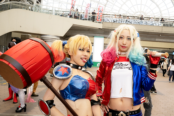 ゆさん＆ゆっちののハーレイ・クイン（ハンマー）