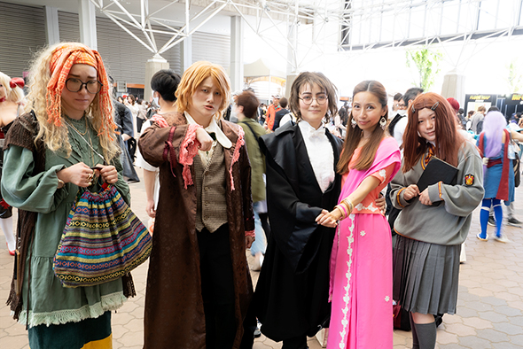 さくらの「ハリー・ポッター」シビル・トレローニー＆ジョジョっぷのロン・ウィーズリー＆やさいの菜(sai)のハリー・ポッター＆Ericaのパーバティ・パチル＆まこのジニー・ウィーズリー