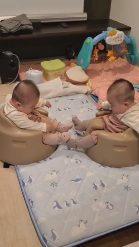 双子赤ちゃんの会話