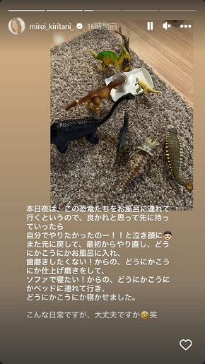 2歳息子の育児に四苦八苦する桐谷美玲