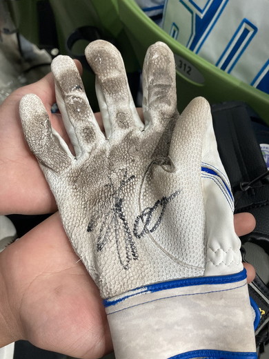 池田来翔選手のバッティンググローブ