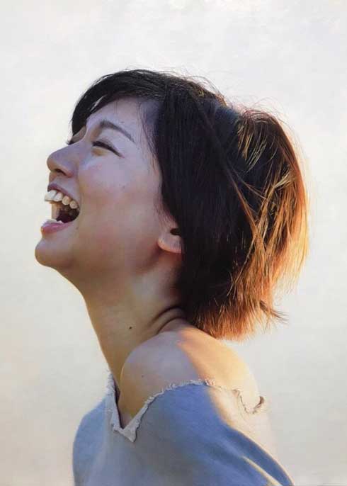 油絵 写実絵画 女性モデル 三重野慶