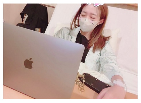 入院中の川崎希