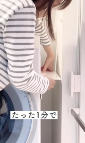 Toskiの「お風呂ラック2個セット」（2160円）を逆さまに設置して