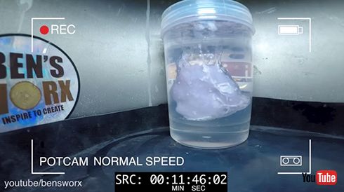 蝋 レジン 実験