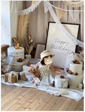 高橋真麻の3歳長女のバースデーフォト