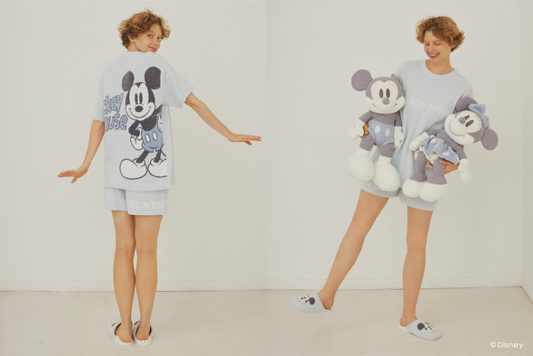 美品★gelato pique × Disney★ミッキー ルームウェアセット gelato pique (ジェラート ピケ) 」の寝具ラインから