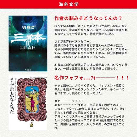 オススメ本 紹介 ハイテンション 文学 小説 ライトノベル 実用書