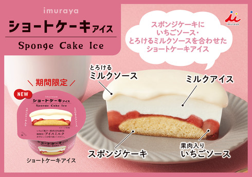 ショートケーキアイス