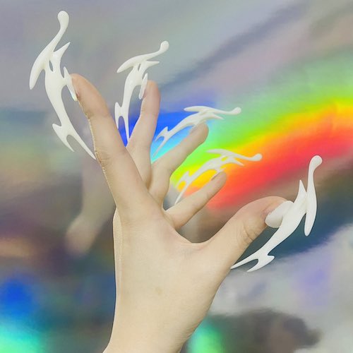 3Dプリンタで作ったネイルチップの写真2