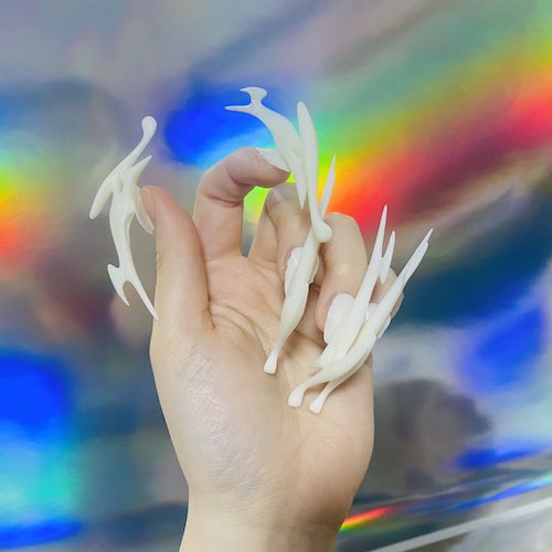 3Dプリンタで作ったネイルチップの写真3