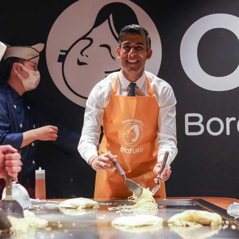 スナク首相 イギリス お好み焼き 論争 G7 広島サミット